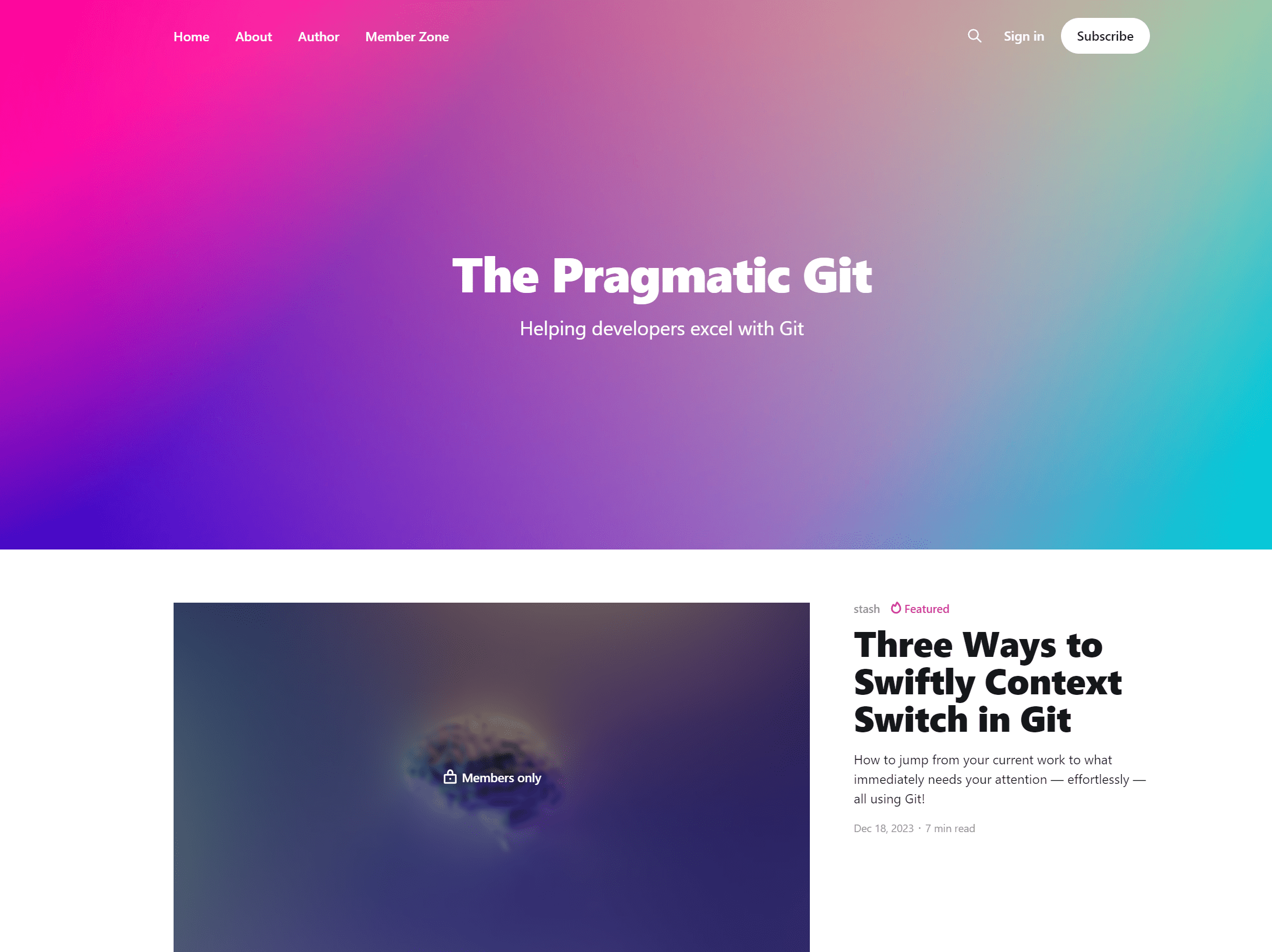 The Pragmatic Git